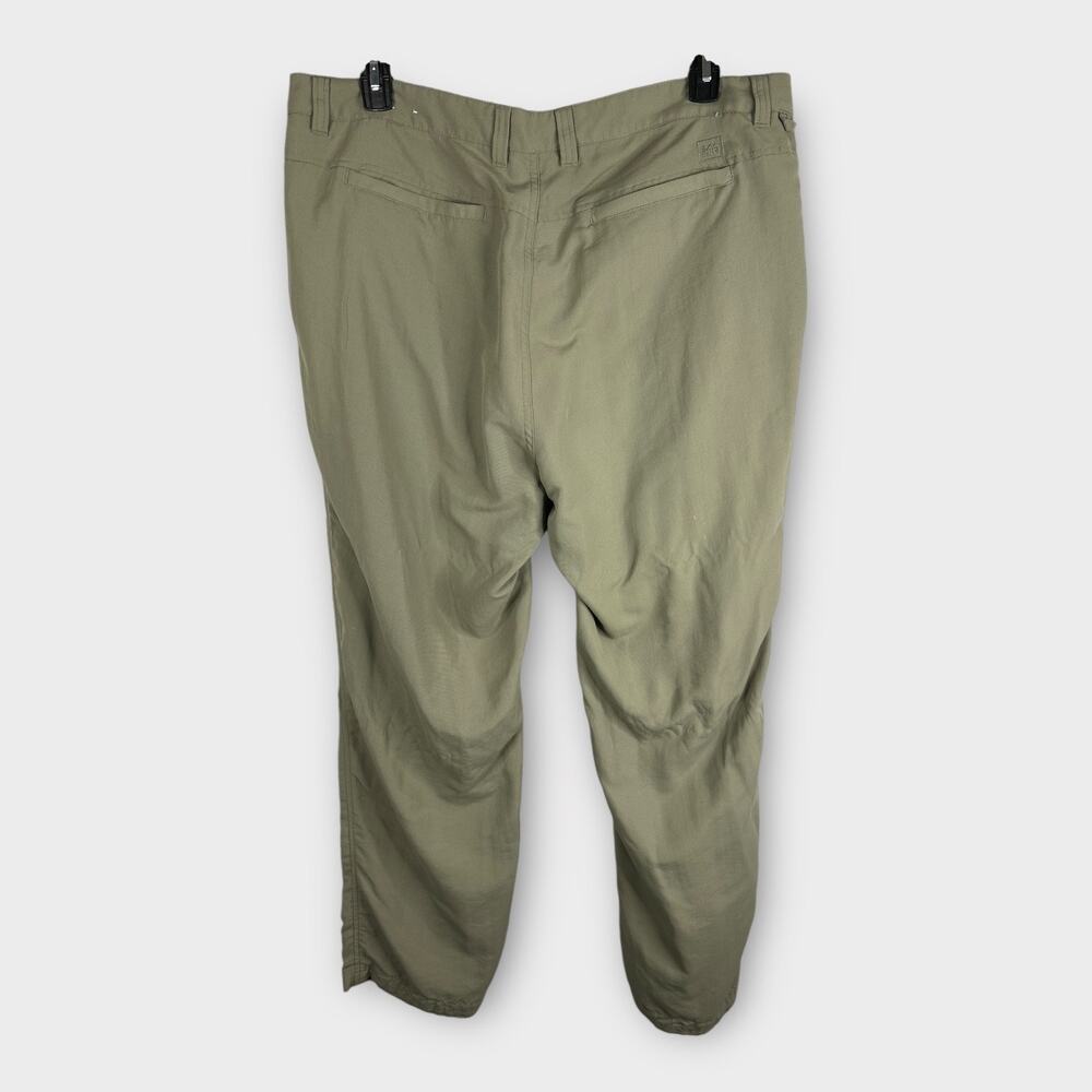 REI Mens size 40x32 Tan Beige Khaki Nylon Outdoor Hiking Gorpcore Pants - Picture 2 of 10